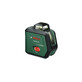 Pildil on Bosch PLL360-15G ristjoonlaser, millel on TT 120 statiiv ja MM 3 klamber.
